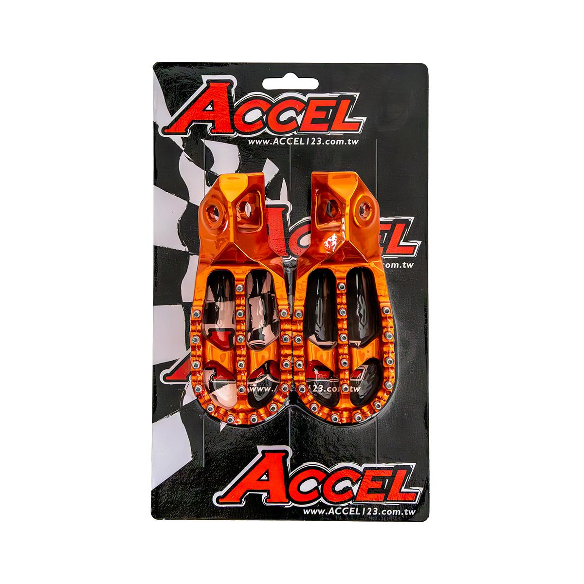 ACCEL stupačky KTM SX / SXF / XC / XCF 125 / 250 / 250 / 300 / 350 / 450 23-25, HUSQVARNA TC / TX / FC / FX 125 / 250 / 300 / 350 / 450 23-25 barva