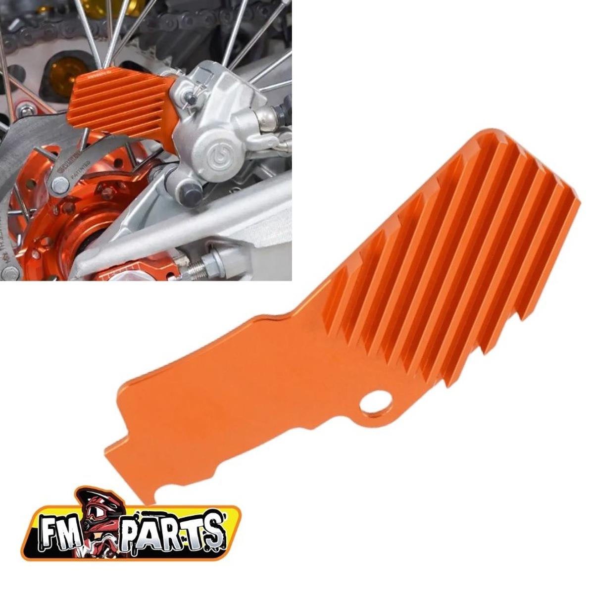 Levně FM-PARTS chladič (chladič) zadního třmenu KTM 08-22; HUSQVARNA 08-22 barva oranžová (FM-PARTS chladič (chladič) zadního třmenu KTM 08-22; HUSQVARNA)