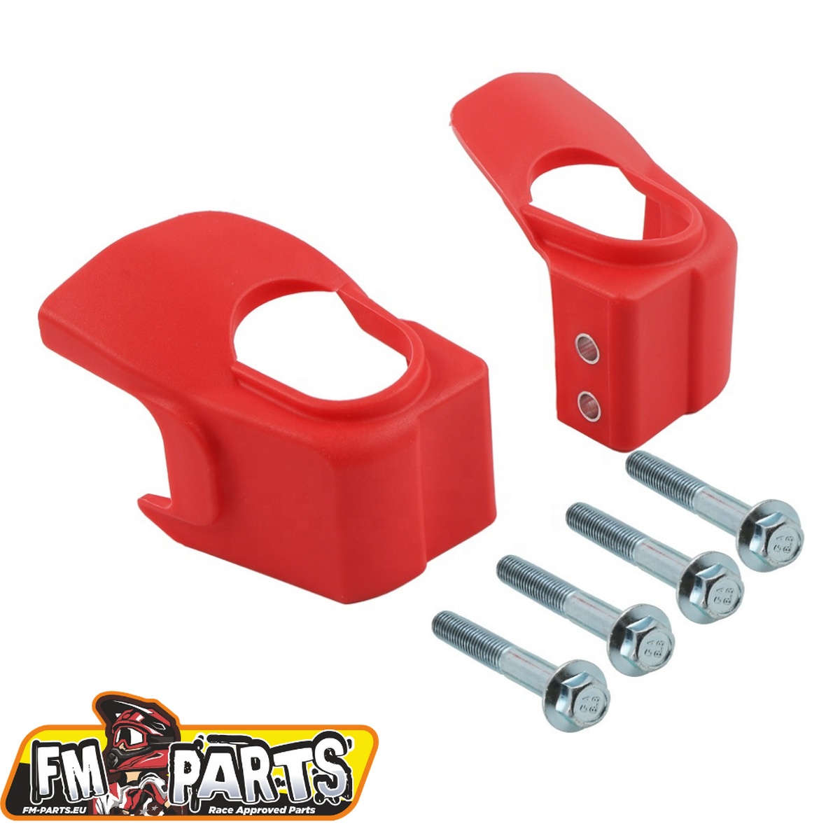 Levně FM-PARTS spodní kryt předního tlumiče (s montážní sadou) BETA RR/X-TRAINER barva červená (FM-PARTS spodní kryt předního tlumiče (s montážní sadou))