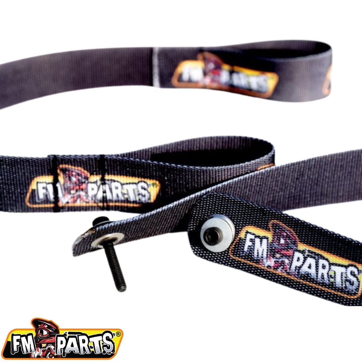 Levně FM-PARTS textilní popruhy (pás) pro tažení motocyklu (komplet přední zadní) BETA 13-24 (FM-PARTS textilní popruhy (pás) pro tažení motocyklu (komplet)
