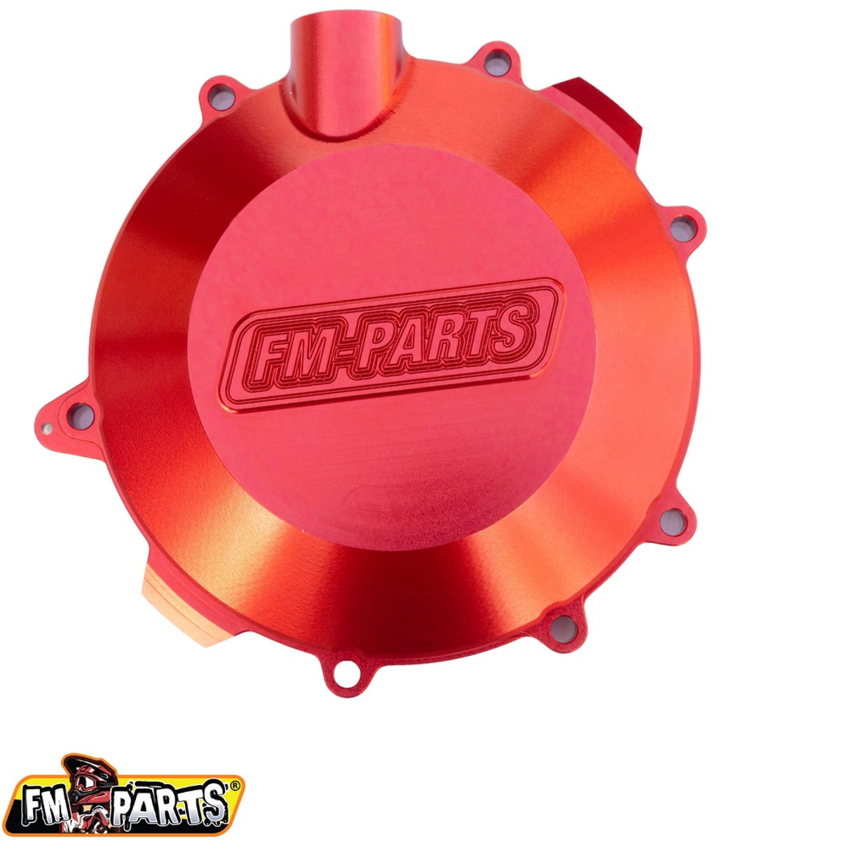 Levně FM-PARTS kryt spojky (dekl) zesílená CNC 6082 hliník (větší objem olejů) KTM/HUSQVARNA/GAS GAS 250/300 17-23 barva červená (FM-PARTS kryt spojky)