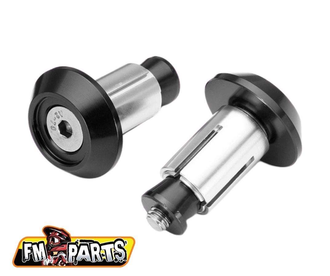 Levně FM-PARTS koncovky řidítek/víčka/zátky ALUIMINIUM barva černá (FM-PARTS koncovky řidítek/víčka/zátky ALUIMINIUM barva černá)