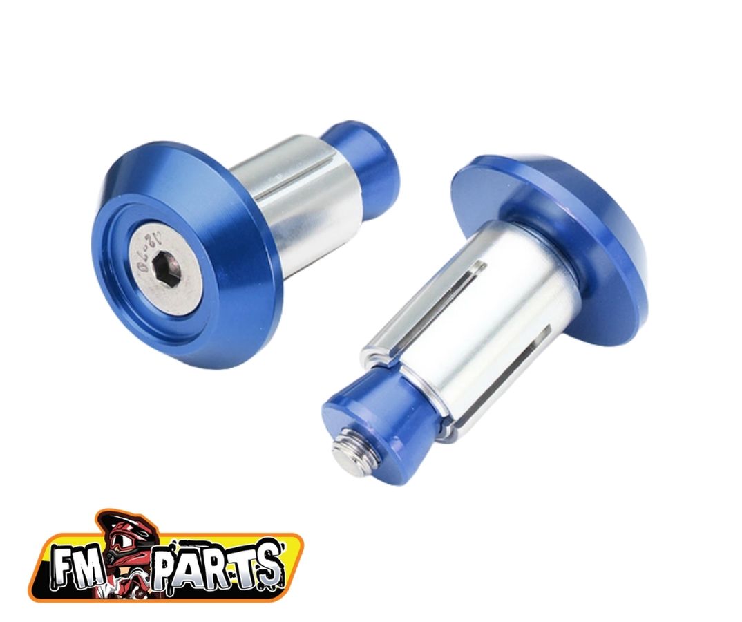Levně FM-PARTS koncovky řidítek/víčka/zátky hliník barva světle modrá (FM-PARTS koncovky řidítek/víčka/zátky hliník barva světle modrá)