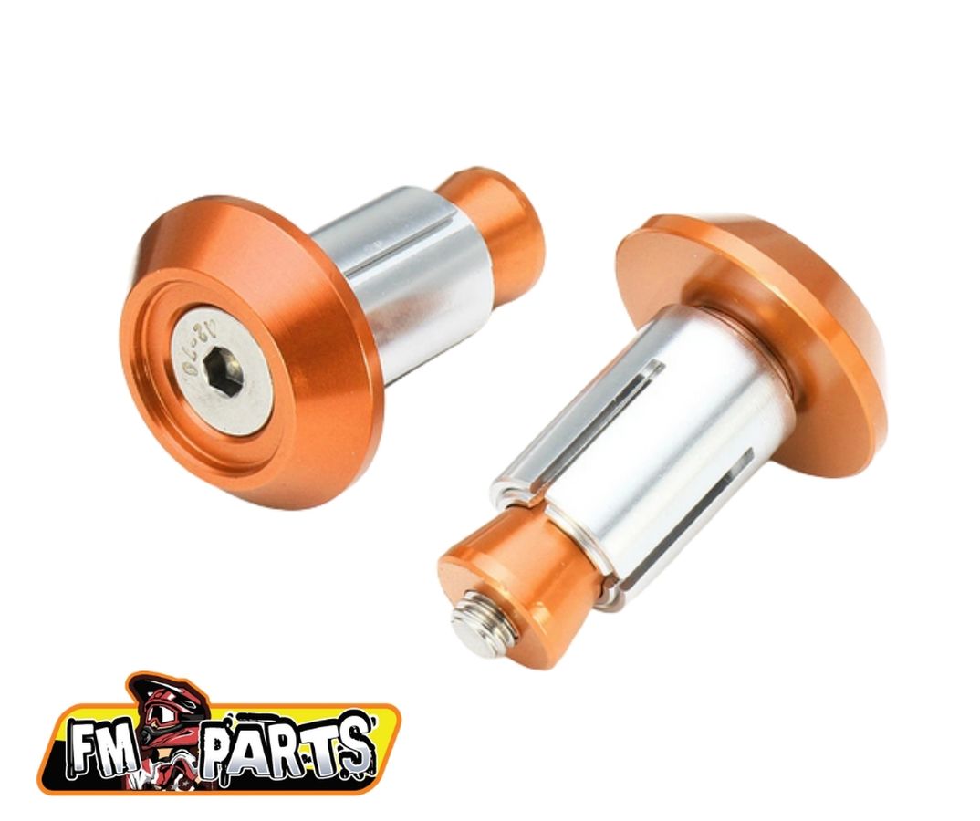 Levně FM-PARTS koncovky řidítek/víčka/zátky hliník barva oranžová (FM-PARTS koncovky řidítek/víčka/zátky hliník barva oranžová)