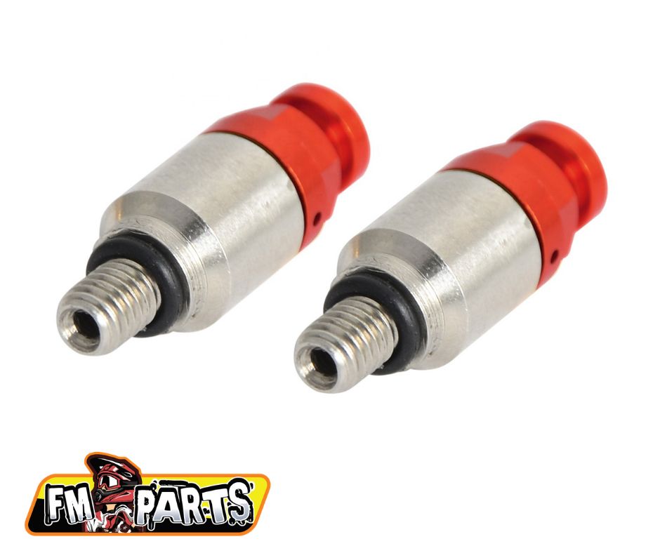FM-PARTS odvzdušňovač tlumičů SHOWA/KAYABA M5 barva červená
