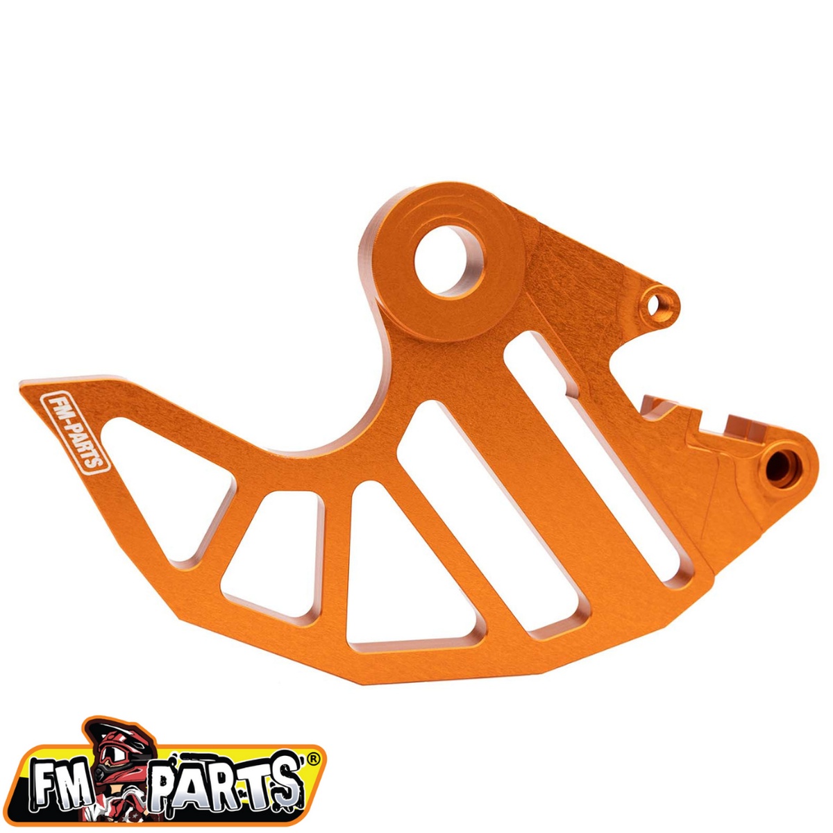 FM-PARTS hliníkový kryt brzdového kotouče zadní KTM / HUSQVARNA/ GAS GAS 03-23 barva oranžová