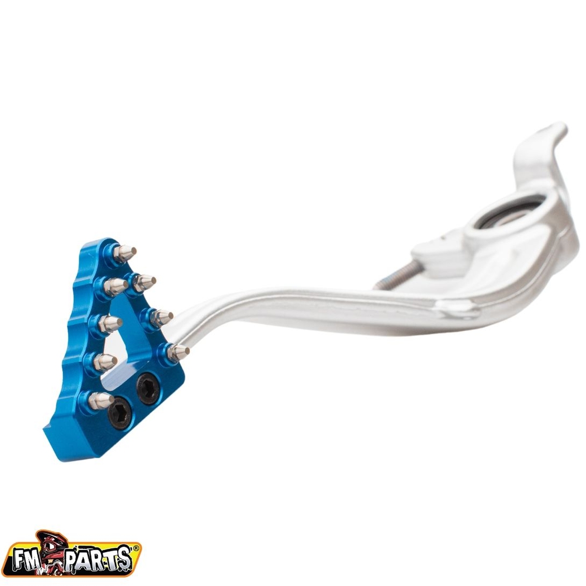 Levně FM-PARTS koncovka páky brzdy zadního (široký) SHERCO SE/SEF 13-24 barva světle modrá (FM-PARTS koncovka páky brzdy zadního (široký) SHERCO SE/SEF)