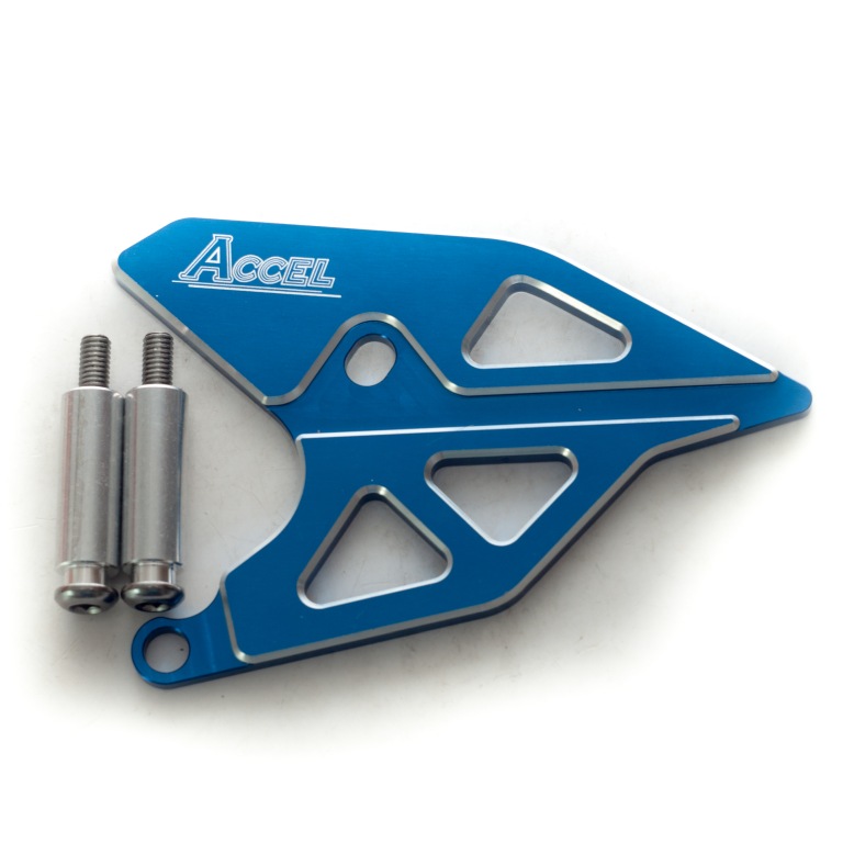 Cover gear wheel front colour light blue - ACCEL FSC-20BL