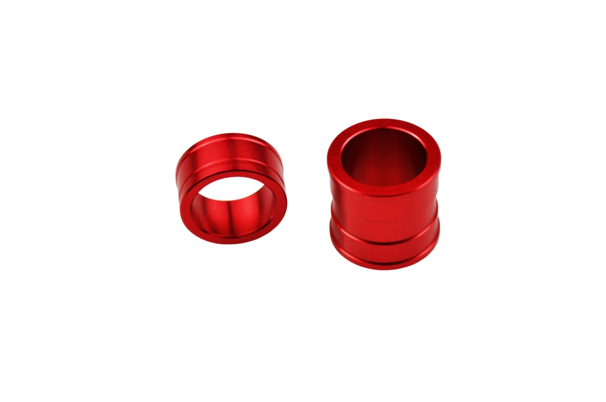 SCAR závodní rozpěrky předního kola HONDA CRF 250R 02-25, CRF 450R 02-25 barva červená