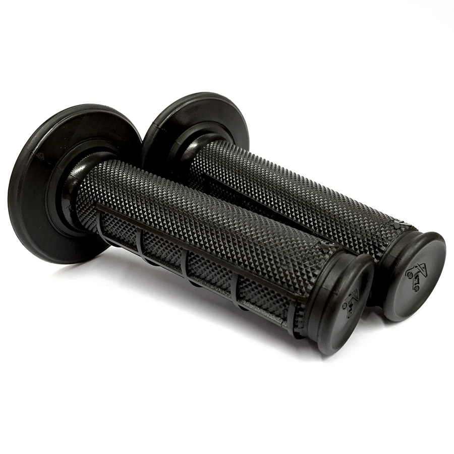 RENTHAL gripy MX DUAL COMPOUND DIAMOND WAFFLE ULTRA TACKY, dvousložkový barva černá ( )