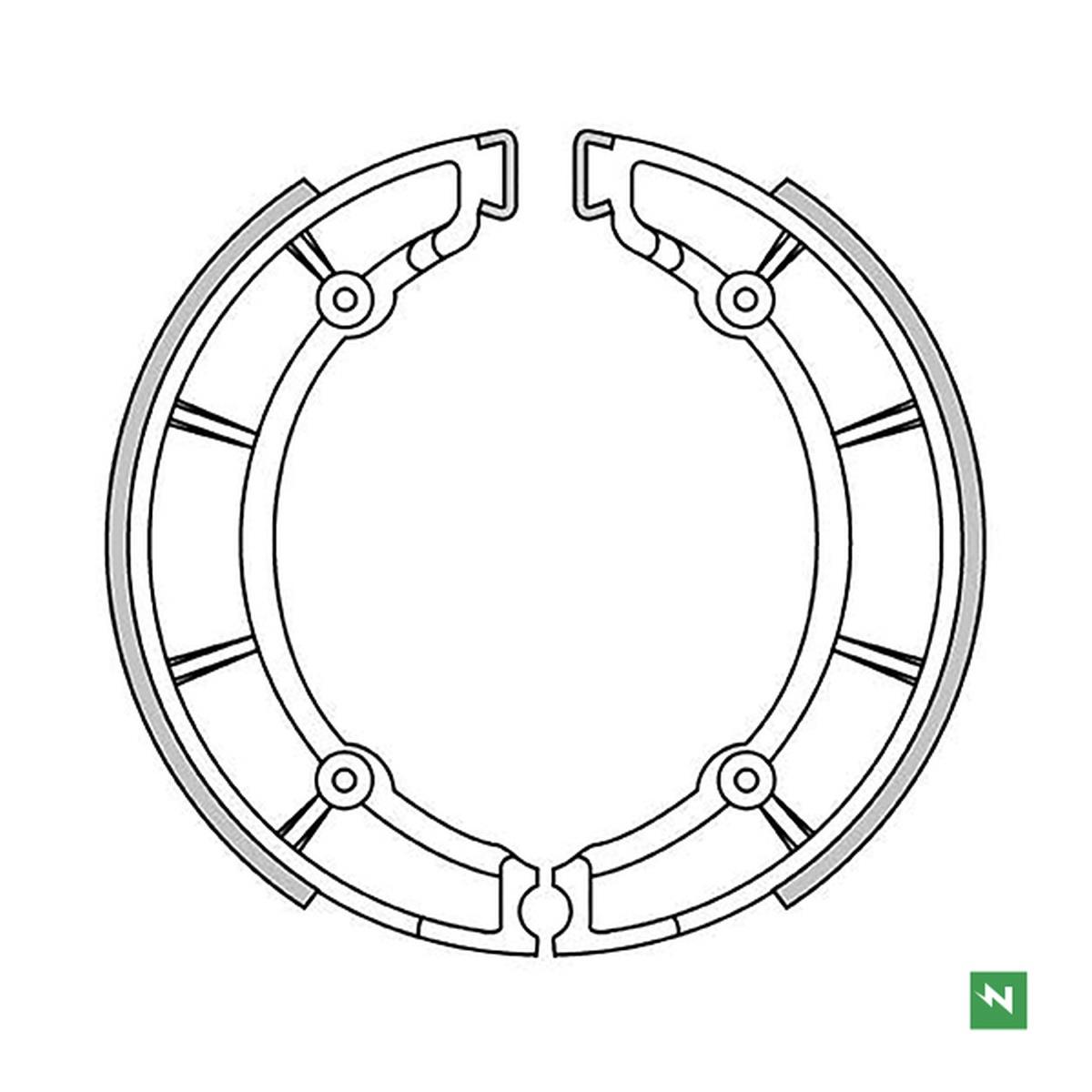 Brake shoes rearNEWFREN GF0177