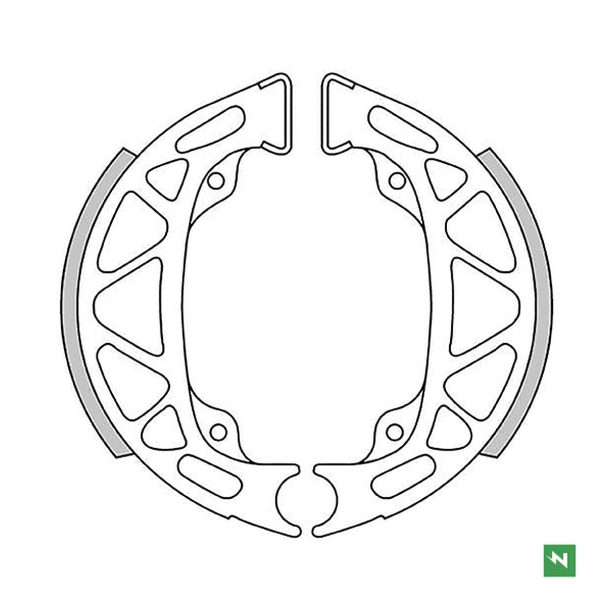 Brake shoes NEWFREN GF0266