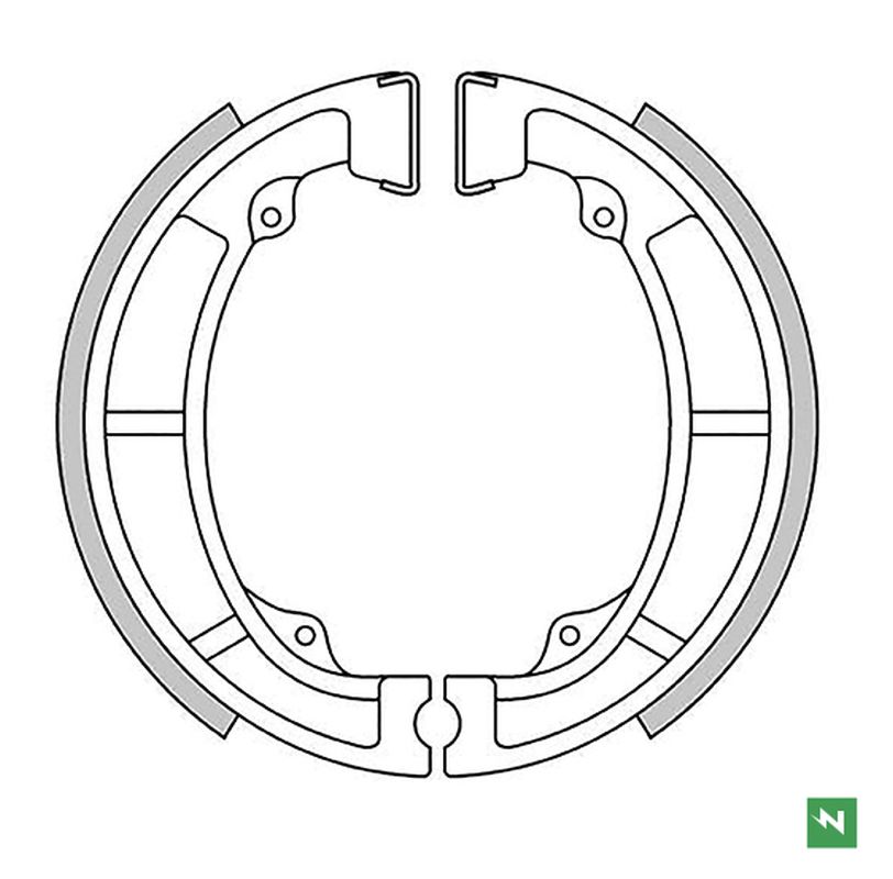 Brake shoes front NEWFREN GF1148