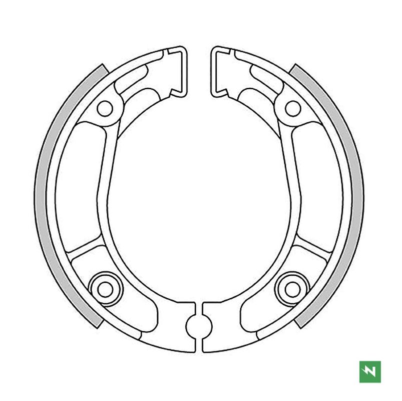 NEWFREN brzdové čelisti - pakny přední/zadní HONDA C 90 82-03, CR 80R 80-85, CRF 150F 03-17, CT 110 80-09, CT 125 76-85, MTX 125/200 83-86, TL 200 76-79, XL 125 78-82, XL 185 80-82, XL 125R 84-, XL 250R 84-87, XL 350R 83-84, XR 125L