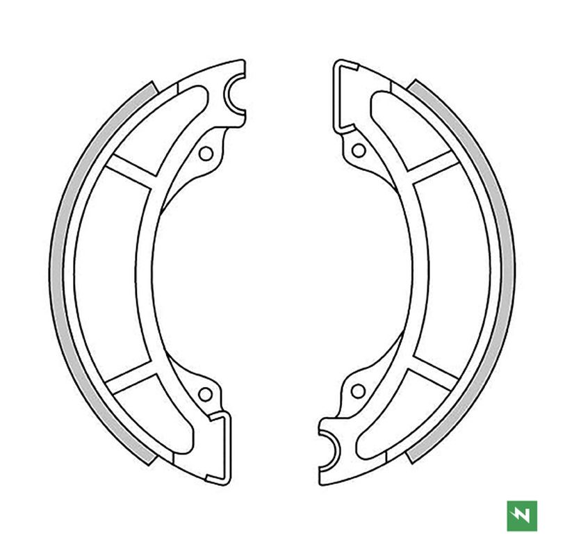 Brake shoes rearNEWFREN GF1185