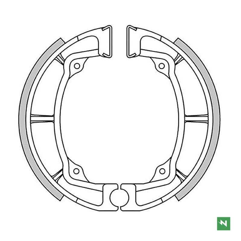 Brake shoes front NEWFREN GF1237