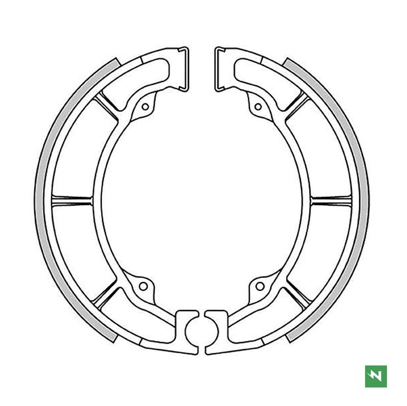 Brake shoes rearNEWFREN GF1238