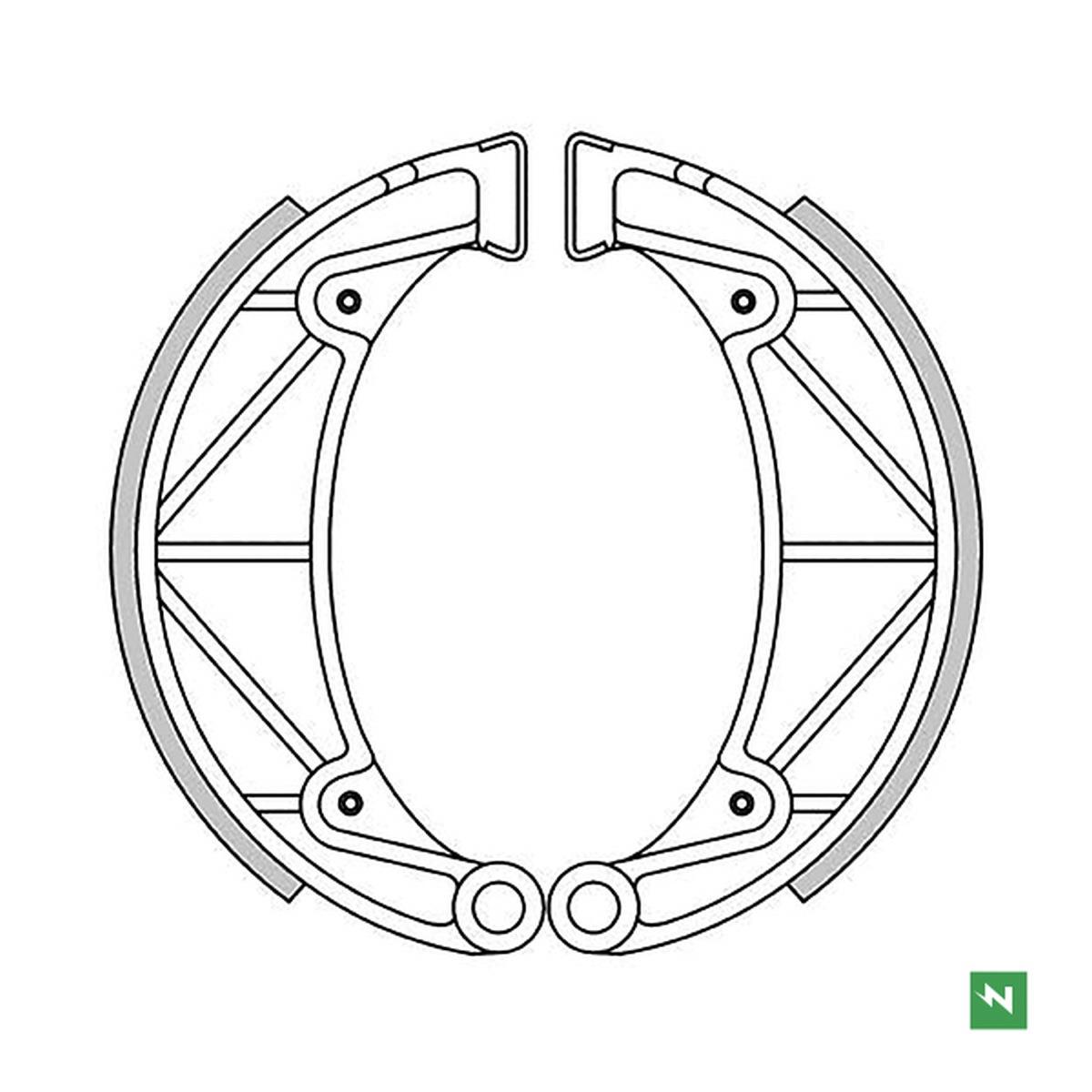 Brake shoes NEWFREN GF1264