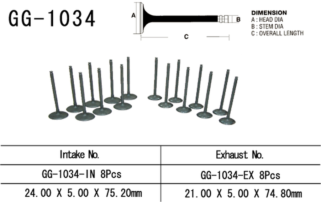 Exhaust valve VESRAH GG-1034-EX
