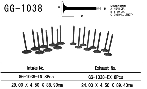Exhaust valve VESRAH GG-1038-EX