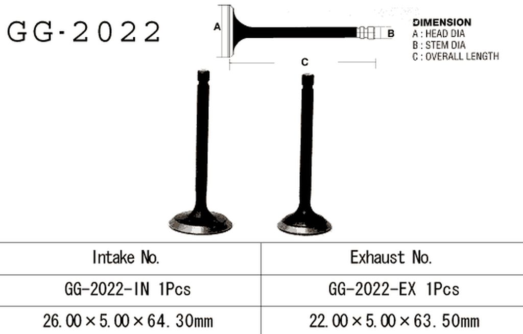 Exhaust valve VESRAH GG-2022-EX