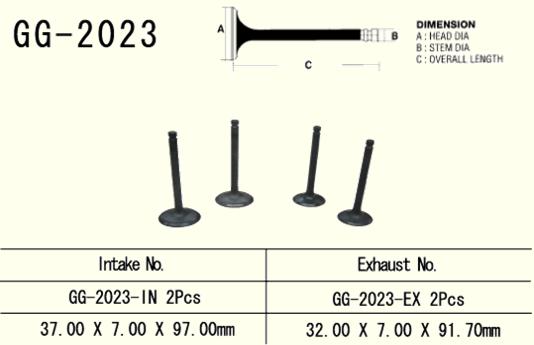 Exhaust valve VESRAH GG-2023-EX