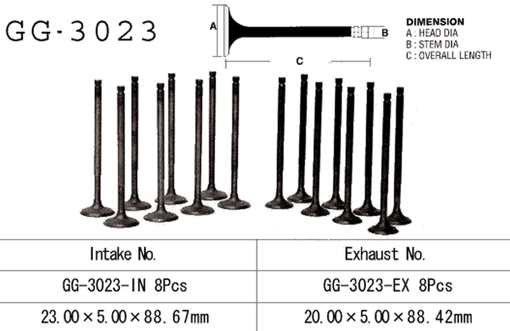Exhaust valve VESRAH GG-3023-EX