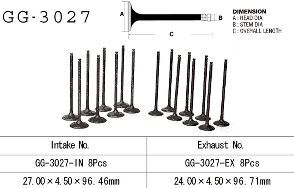Exhaust valve VESRAH GG-3027-EX