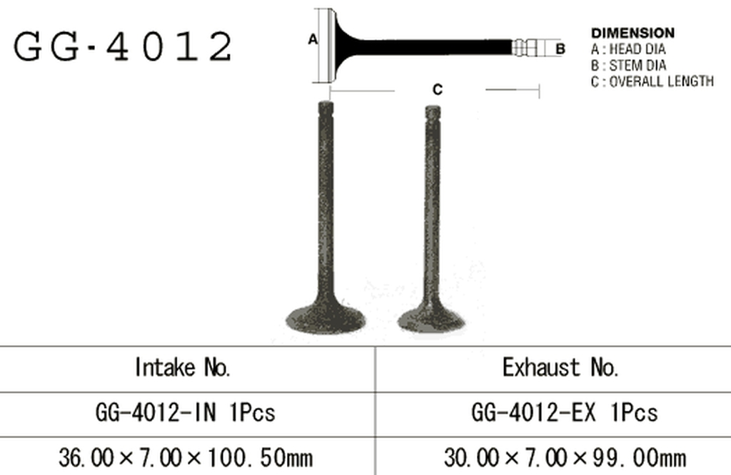 Exhaust valve VESRAH GG-4012-EX