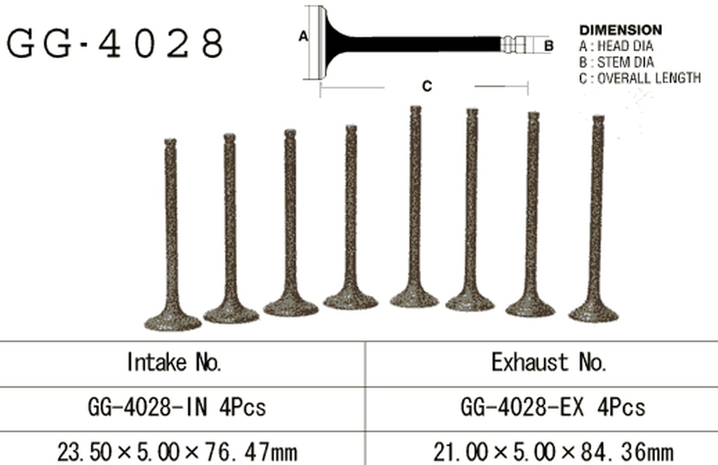 Exhaust valve VESRAH GG-4028-EX