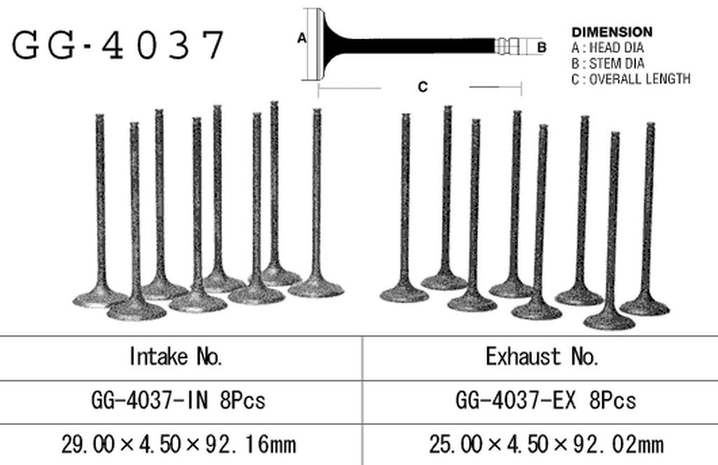 Exhaust valve VESRAH GG-4037-EX
