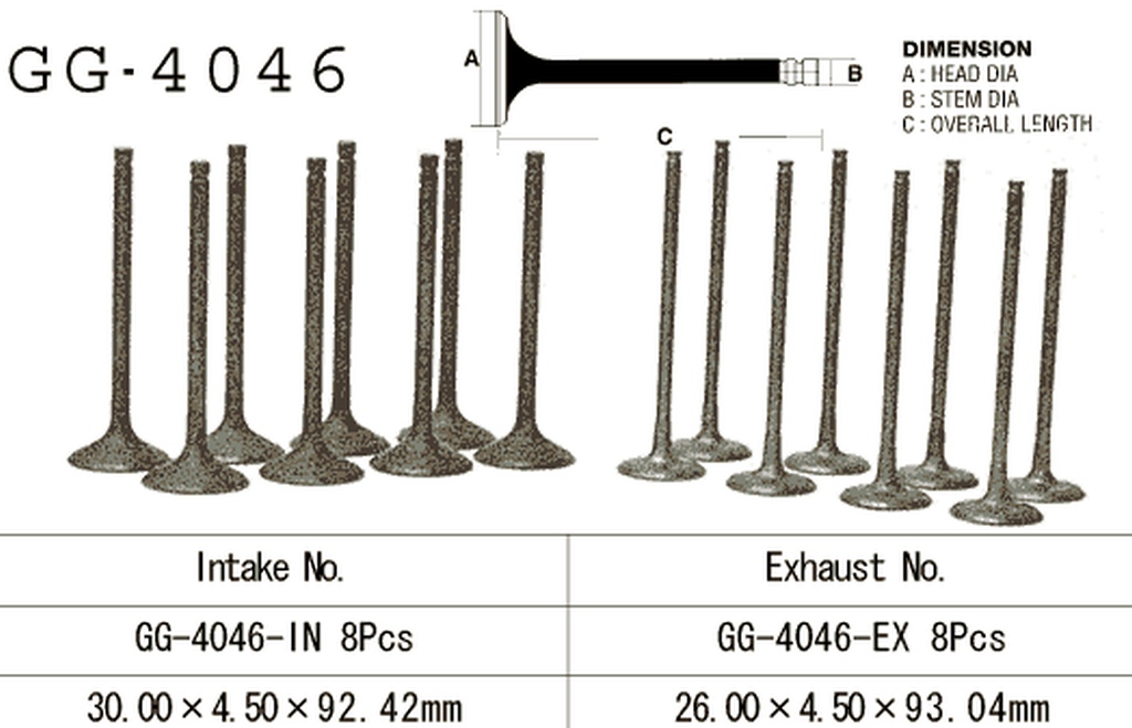 Exhaust valve VESRAH GG-4046-EX