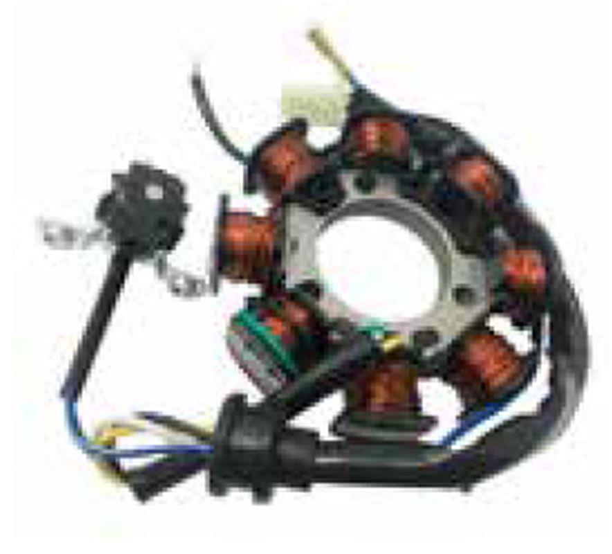 GAUSS stator (vinutí) alternátoru YAMAHA YBR 125, XTZ 125 06-10, FACTOR 125 -10, (OEM:5HH-H1410-10; 5RM-H1410-00)