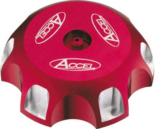 ACCEL víčko palivové nádrže HONDA CRF 250 04-18, CRF 450 02-18 barva červená