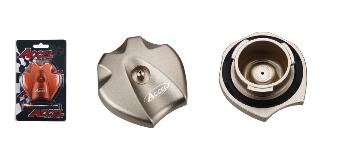 ACCEL víčko palivové nádrže KTM SX/EXC 06- barva oranžová (ACCEL víčko palivové nádrže KTM SX/EXC 06- barva oranžová)