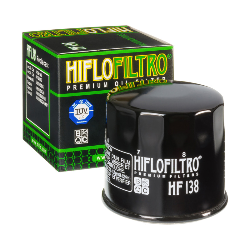 HIFLO olejový filtr HF 138 GSX/GSXR/SV/TL/VZ/VS/DL (50)