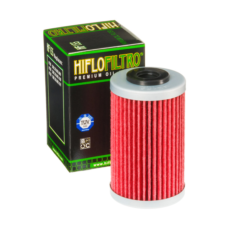 HIFLO olejový filtr HF 155 KTM SX/EXC/LC4 DUKE 125/200/390/620/640/690 (50) (HIFLO olejový filtr HF 155 KTM SX/EXC/LC4 DUKE 125/200/390/620/640/690)