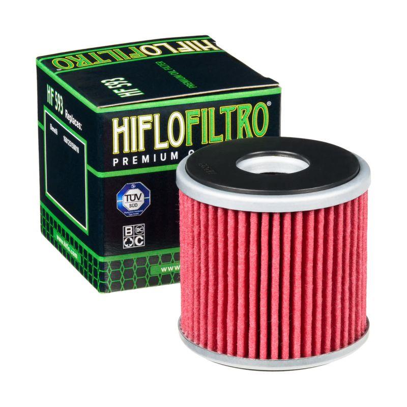 HIFLO olejový filtr HF 593 BENELLI BN 250 16-18, TRK 250 18-24, LEONCIO 250 18, (160125150010)