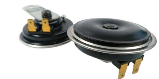 Levně TOURMAX 2026/03 klakson (zvukový signál) univerzální černá 12V ( 2 kusy průměr 72,5mm) vyrobeno v Japonsku (TOURMAX 2026/03 klakson (zvukový signál))