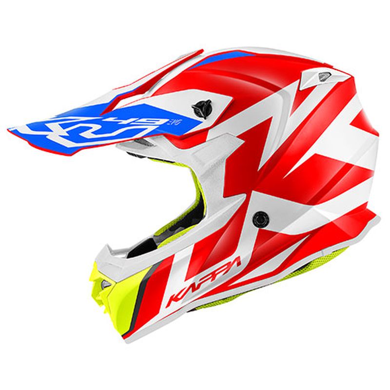 KAPPA helma KV49 EVO GREAT CROSS barva červená/bílá vel. 60 / L ( homologace ECE 22R06 )