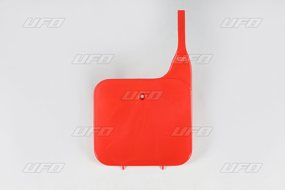UFO tabulka na startovací číslo HONDA CR 125/250/500 87-94 barva červená (UFO RED)
