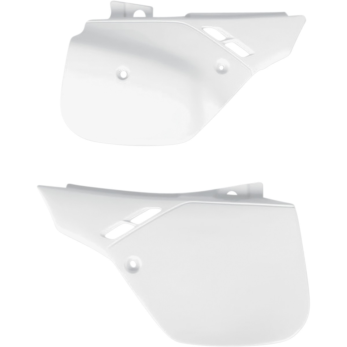 UFO boční tabulky HONDA CR 125/500 89-90, CR 250 88-89 barva bílá