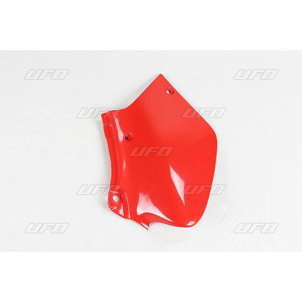 UFO boční tabulky na startovací číslo HONDA XR 250R 96-20 (1 kus pravý) barva červená