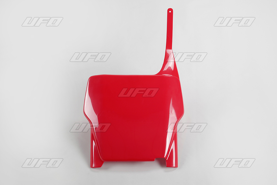 UFO tabulka na startovací číslo HONDA CR 125/250 04-07, CRF 250/450 04-07 barva červená