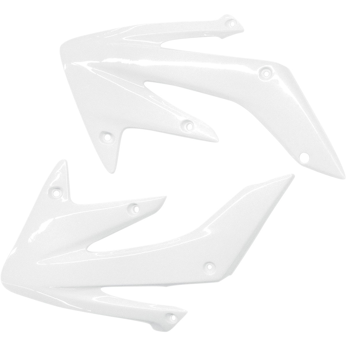 UFO kryty chladiče HONDA CRF 250R/CRF 250X 04-09 barva bílá