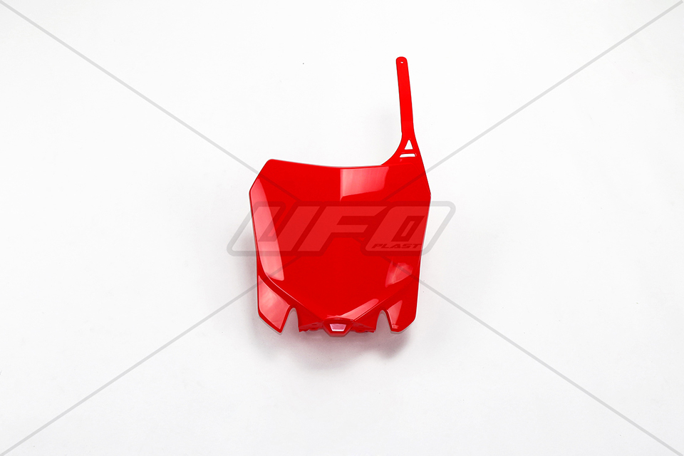UFO tabulka na startovací číslo HONDA CRF 450R 13-16, CRF 250R 14-17 barva červená