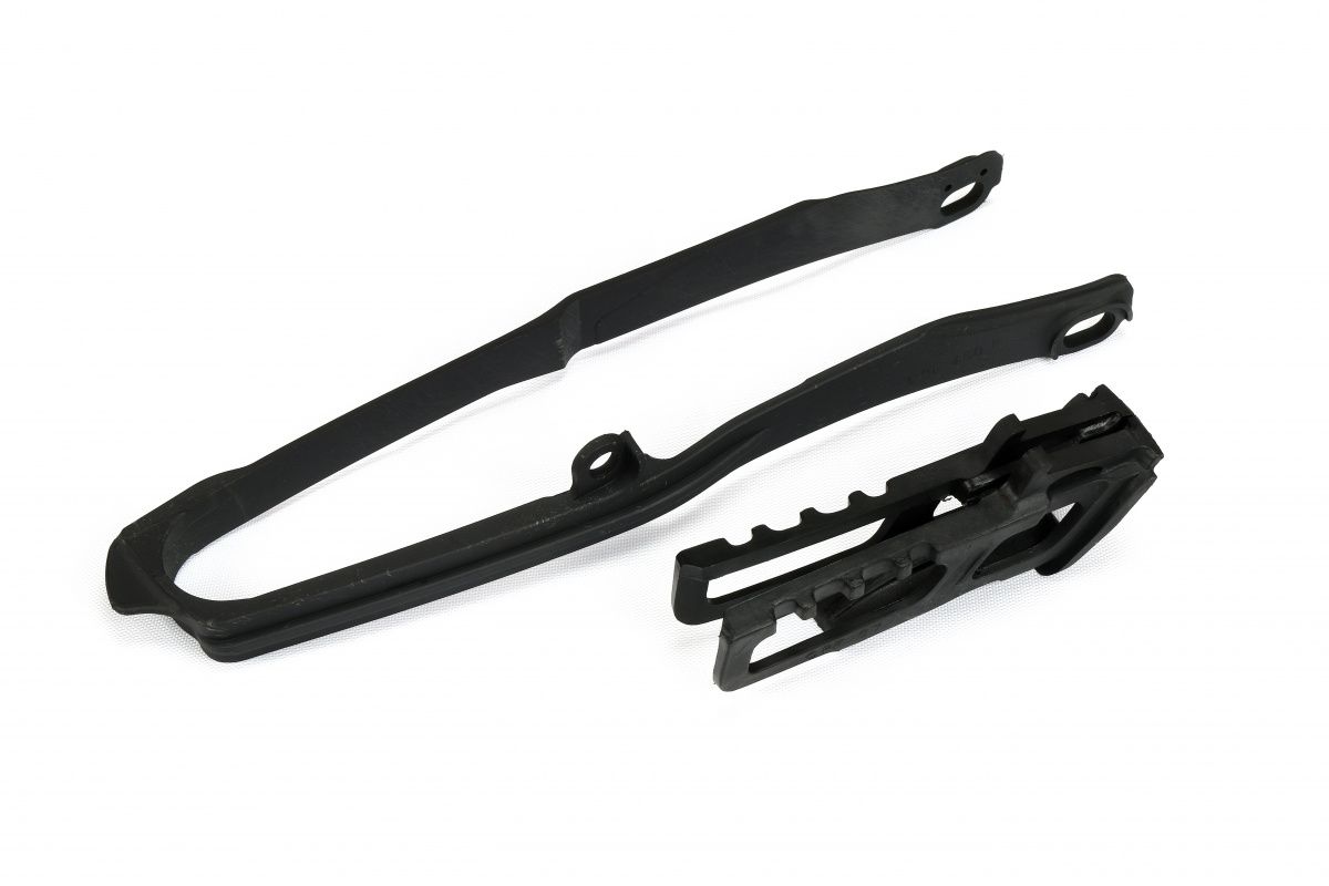 UFO komplet kluzák + vodítko řetězu HONDA CRF 250R/RX 18-21, CRF 450R/RX 17-18, barva černá