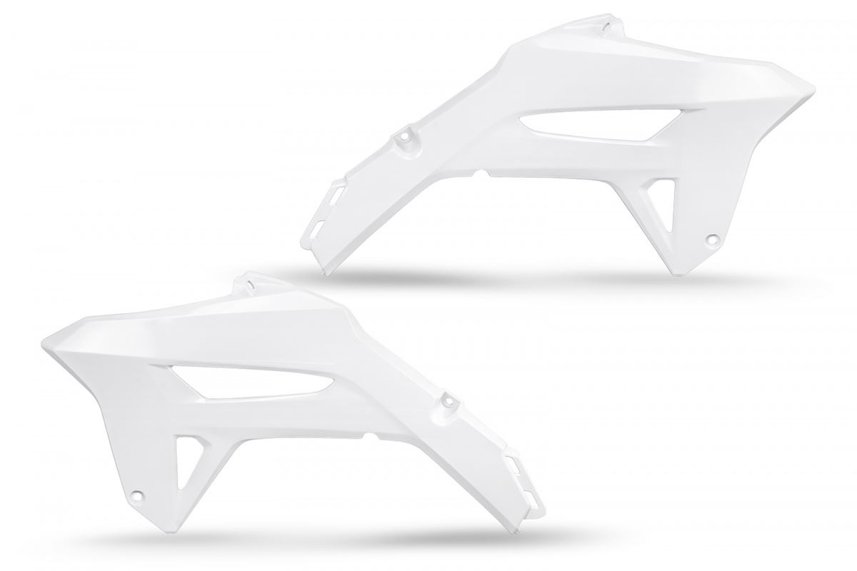 UFO kryty chladiče HONDA CRF 250R 22-24, CRF 450R 21-24 barva bílá