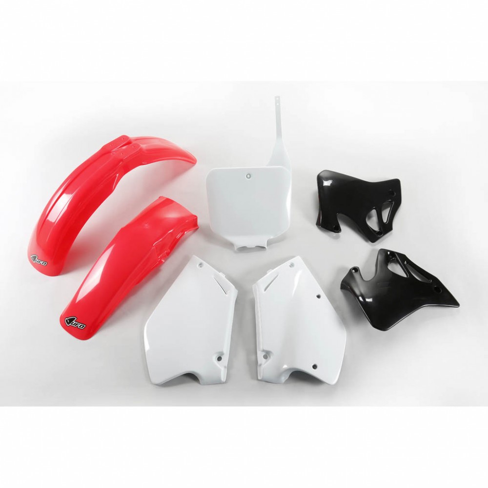 UFO kompletní sada plastů HONDA CR 125 95-97, CR 250 95-96 barva OEM (červená/bílá/černá) (HO095E999)