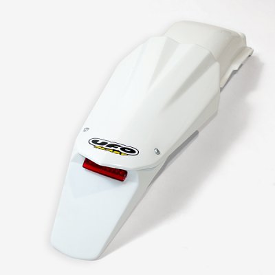 UFO zadní blatník HUSQVARNA 2T 05-09, 4T 05-07 se světlem barva bílá